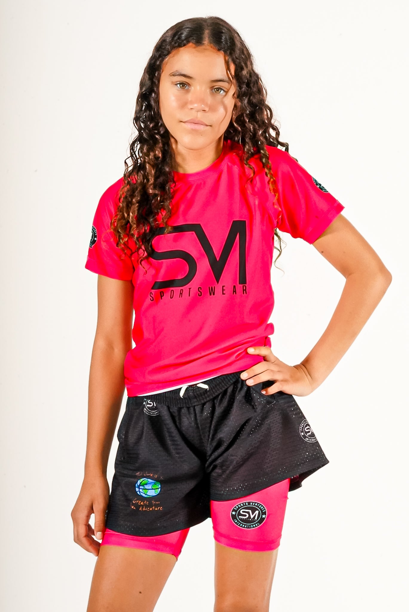 SVI Compression Shorts - Pink