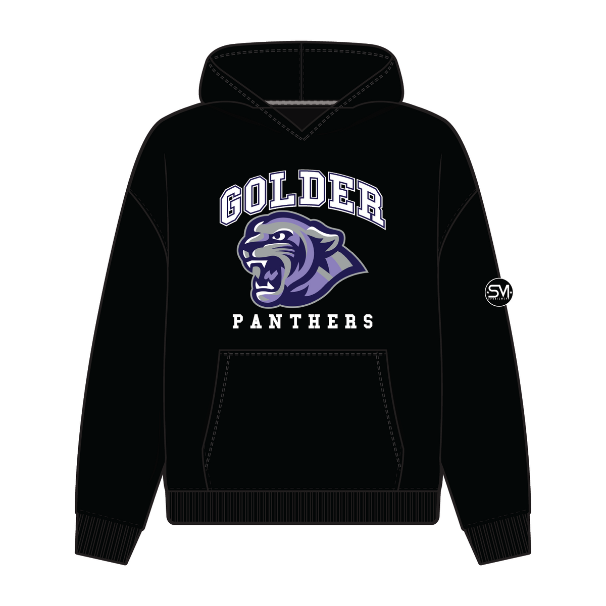 Golder College Prep Logo Hoodie - Black