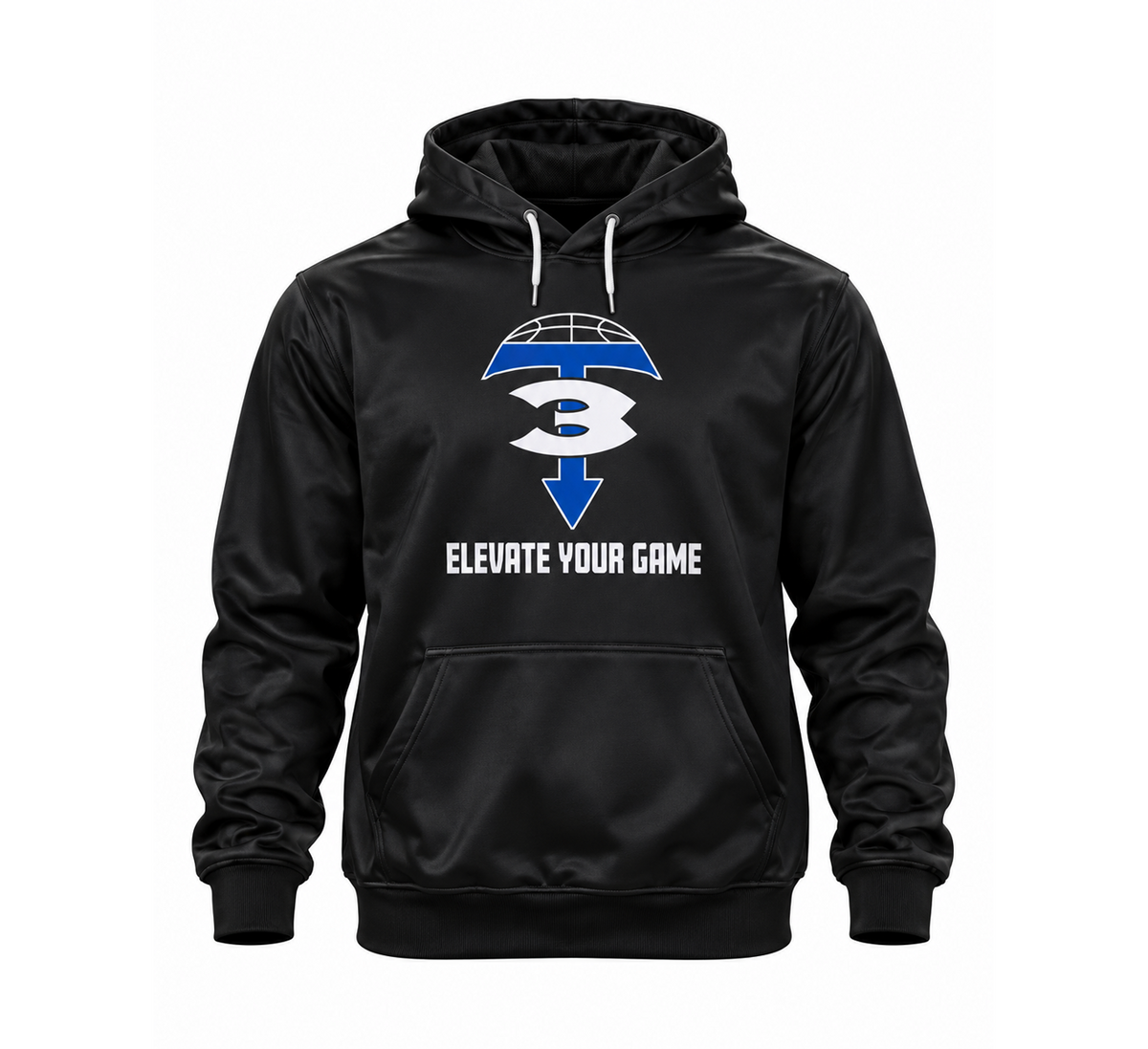 3T Logo Hoodie - Black