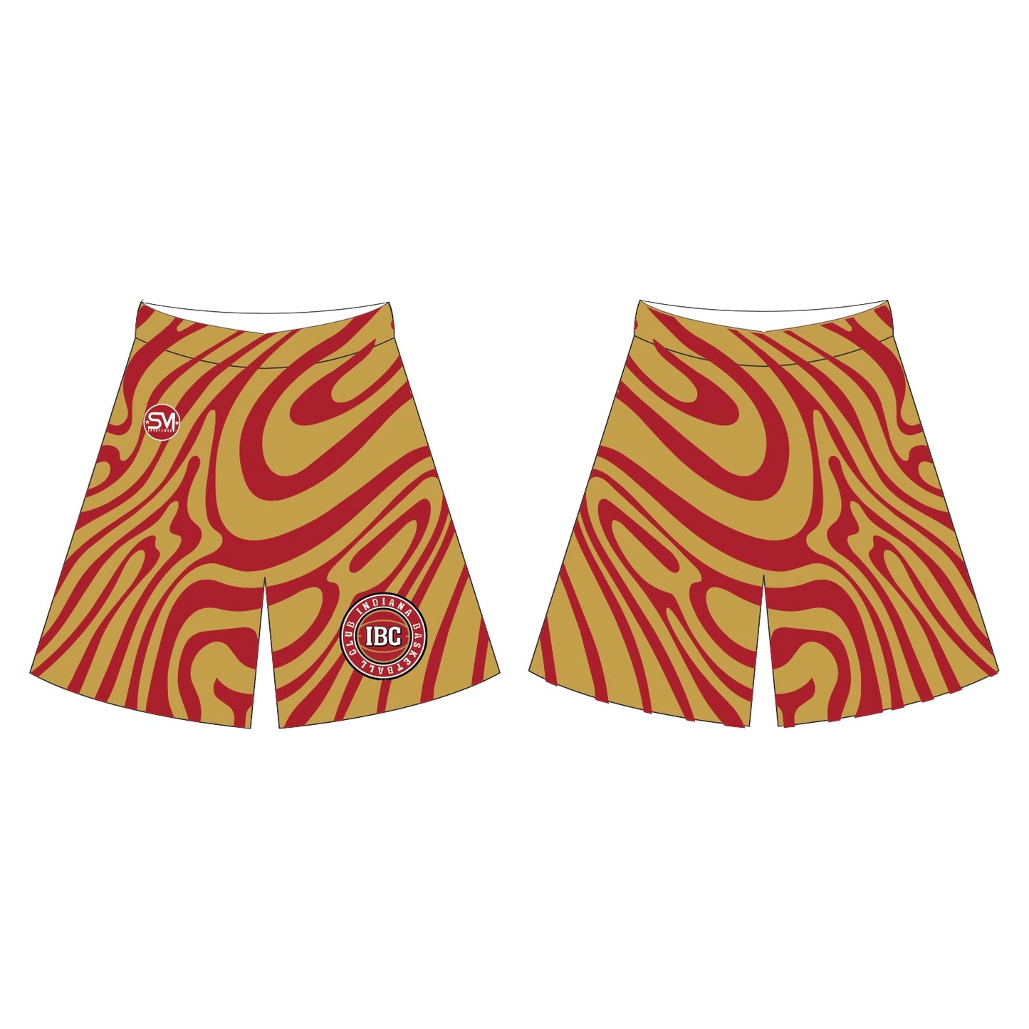 Indiana Basketball Club - Mesh Swirl Shorts