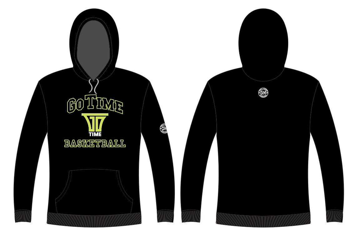 Go Time Basketball - Black Hoodie