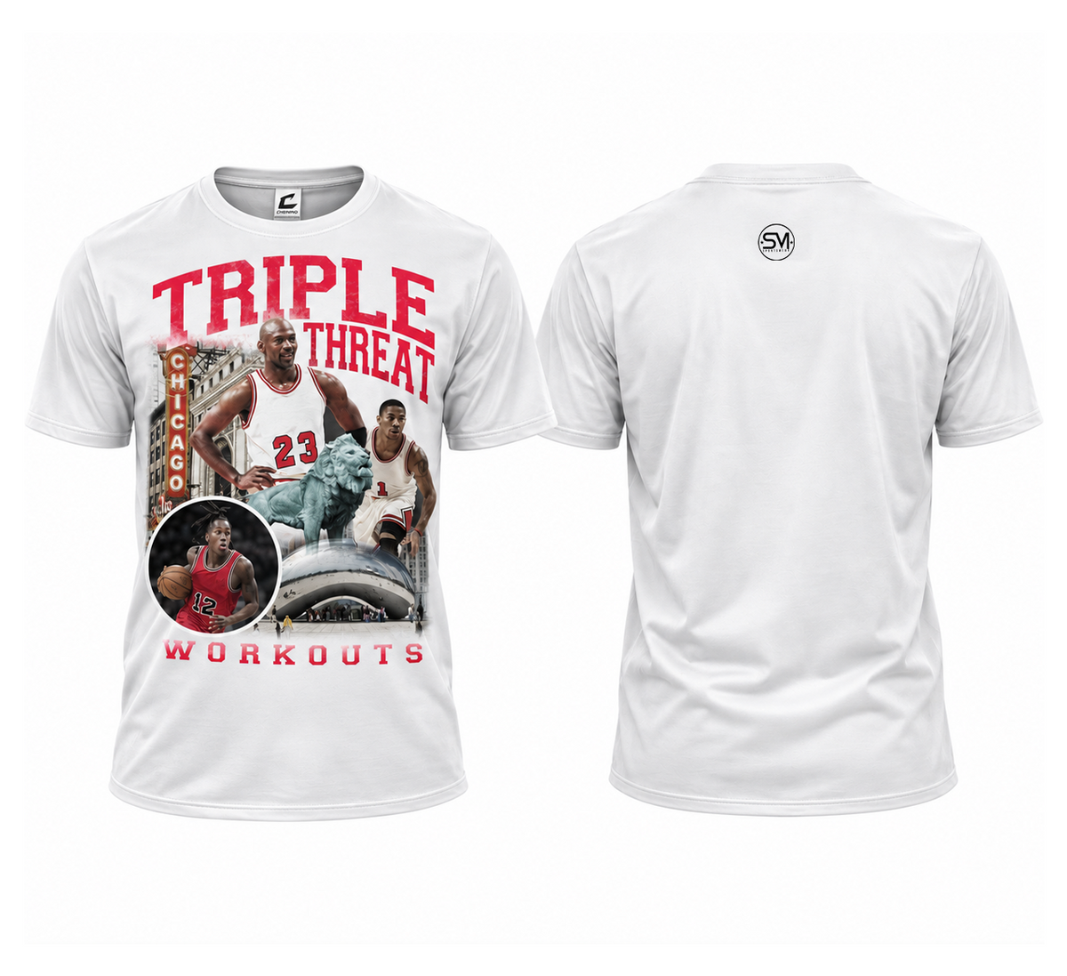 3T Chicago Tee - White