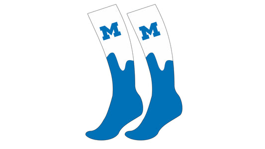 Memorial Socks - Blue/White