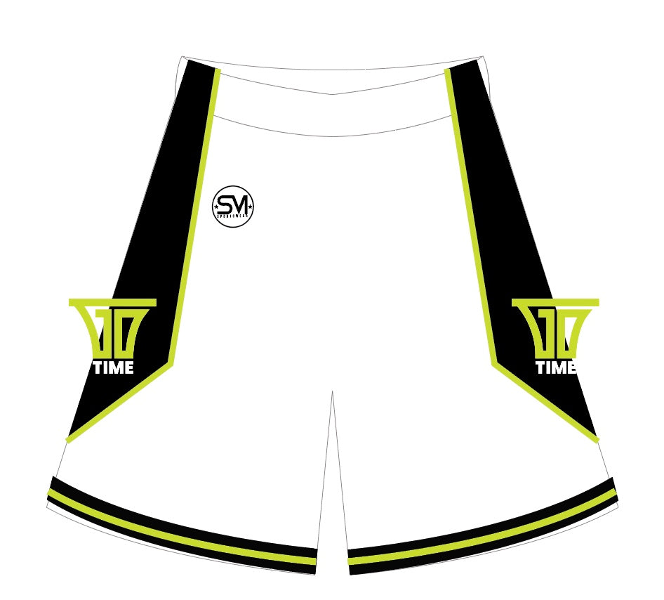 Go Time Basketball - White Shorts