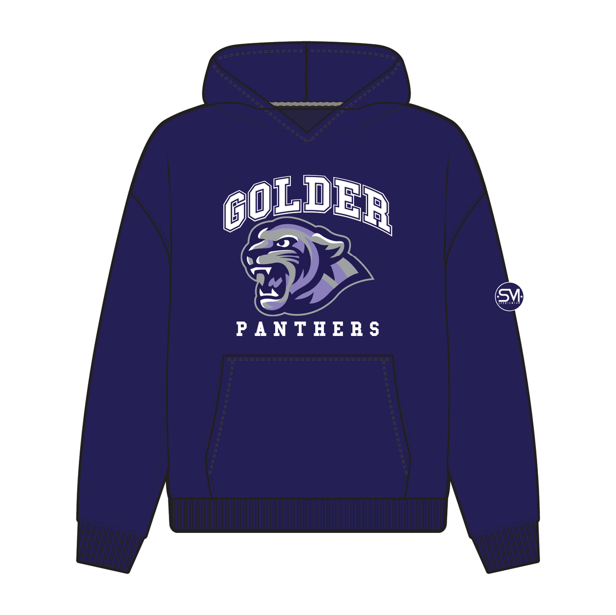 Golder College Prep Logo Hoodie - Purple