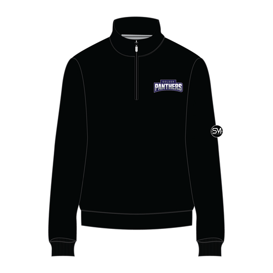 Golder College Prep Logo Quarter Zip - Black