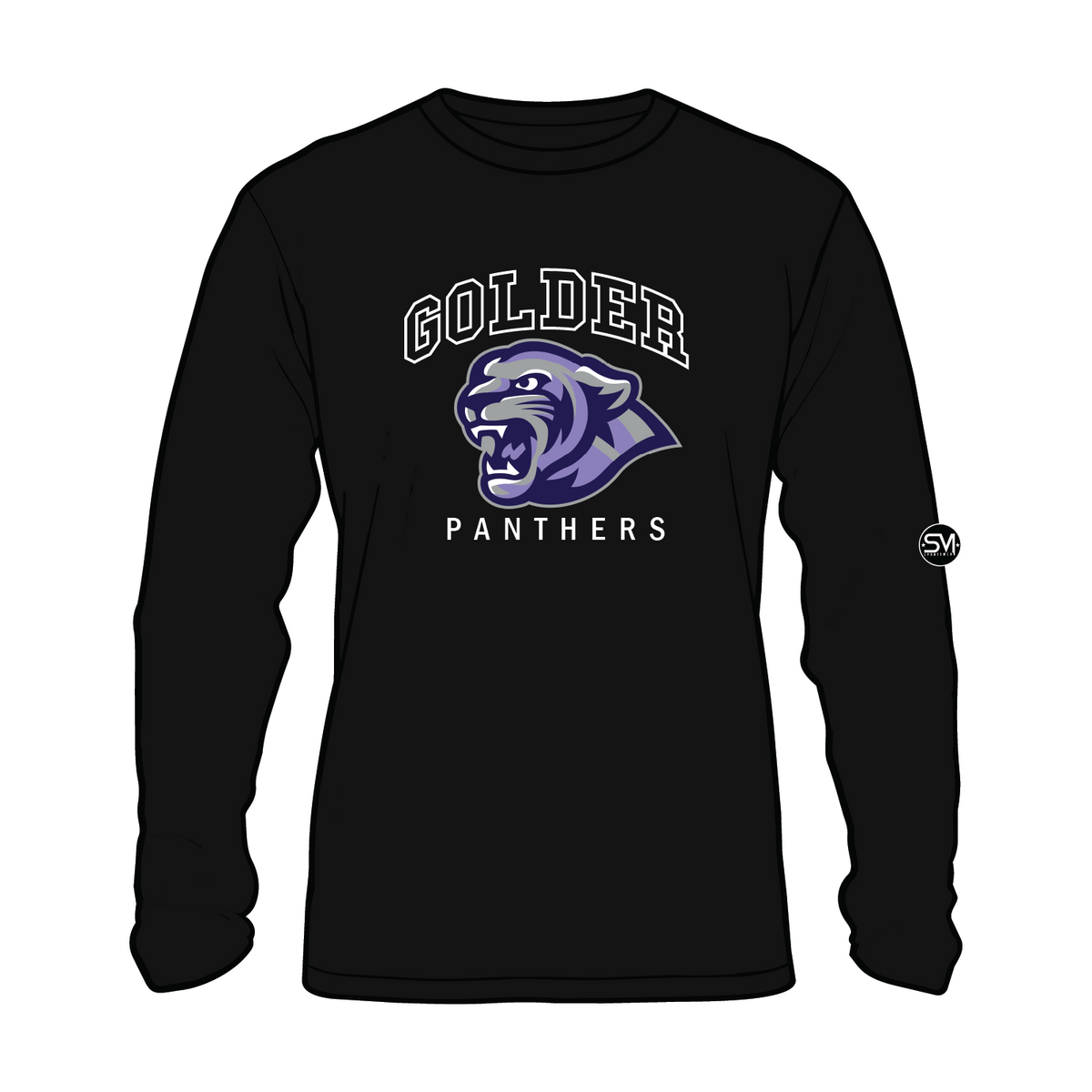 Golder College Prep Long Sleeve Shirt - Black