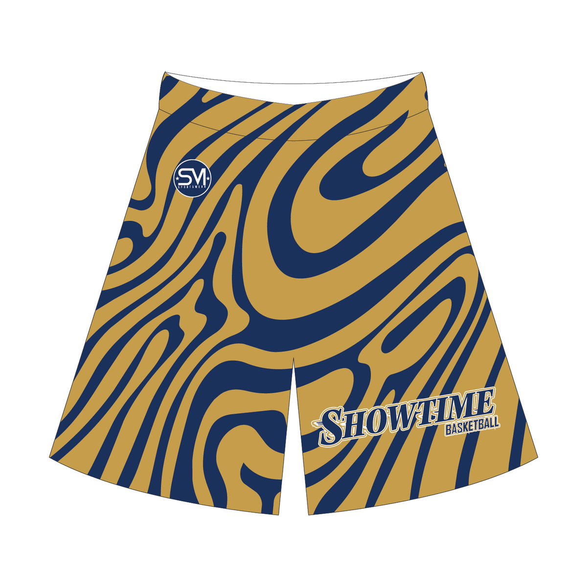 Showtime Basketball - Mesh Swirl Shorts