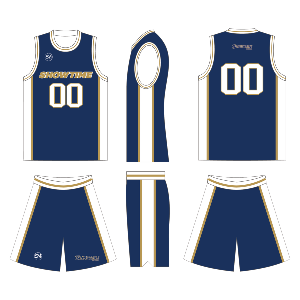 Showtime Basketball Reversible Basketball Uniform *Required*