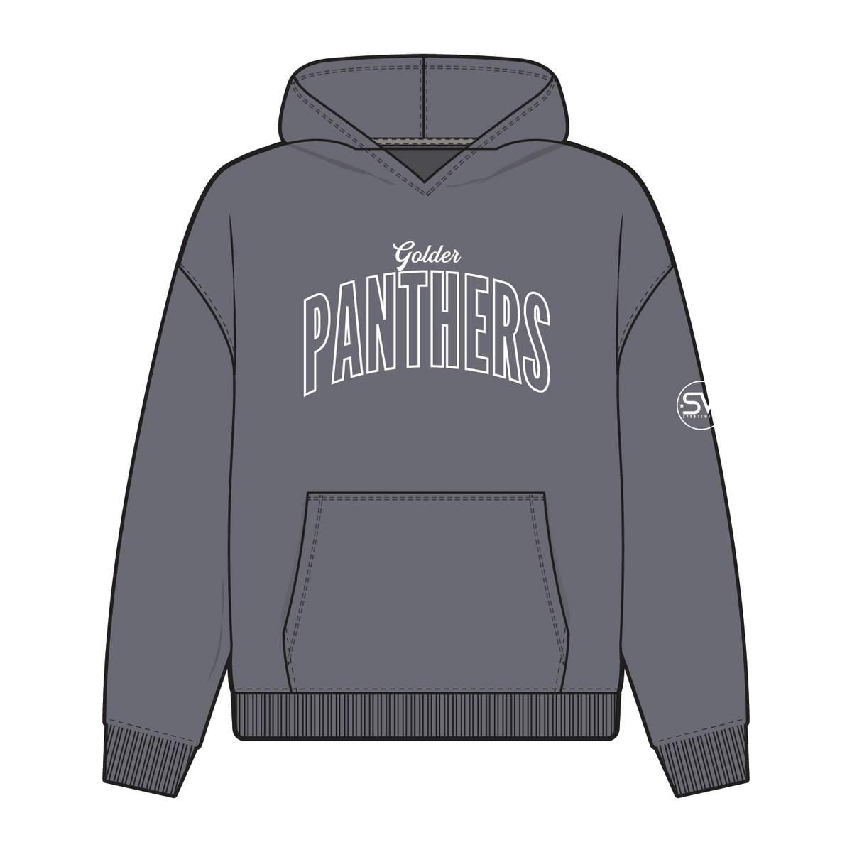 Golder More Than Athletes Hoodie - Grey