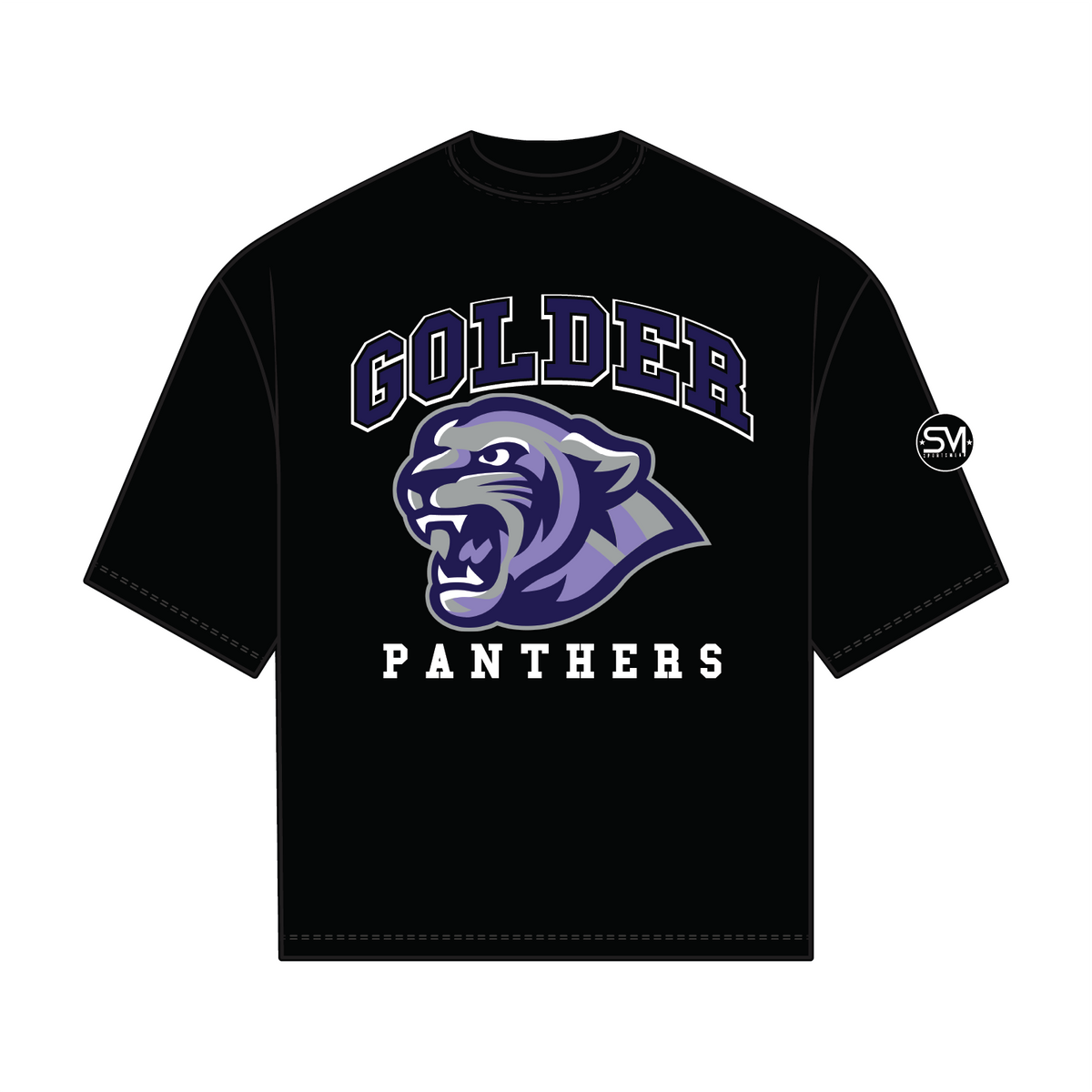 Golder College Prep T Shirt - Black