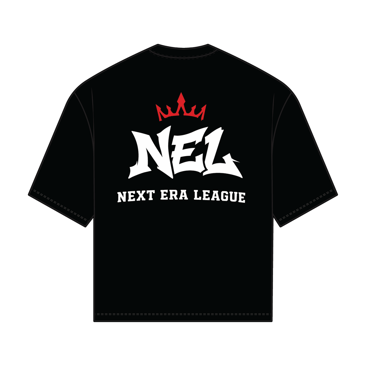 NEL Oversized Cotton T Shirt - Black