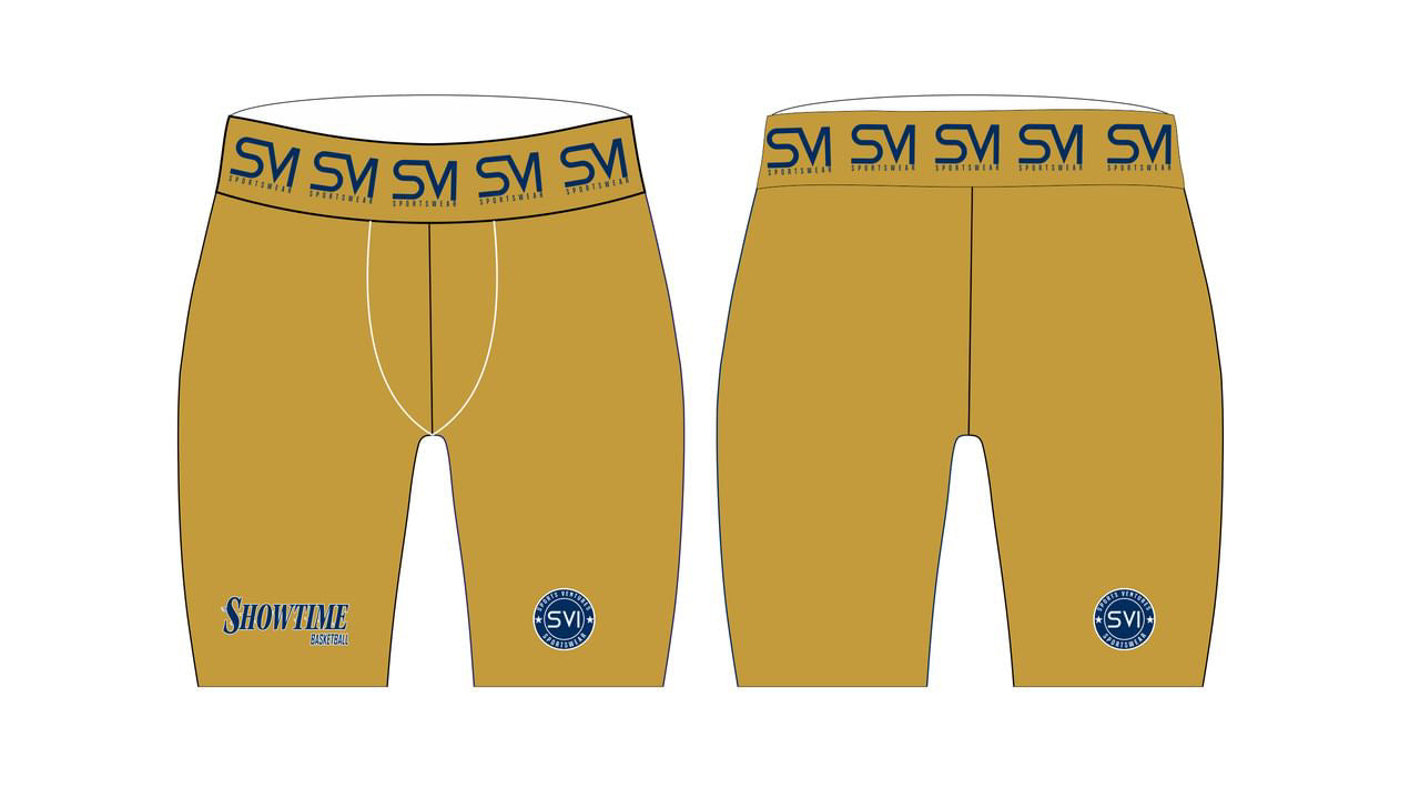 Showtime Blue Compression Shorts