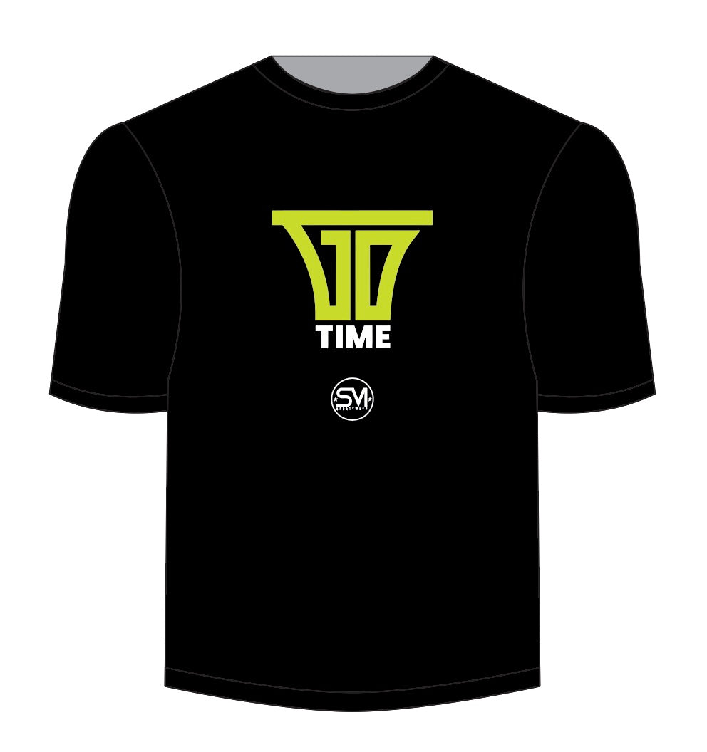 Go Time Is Now - Black T Shirt