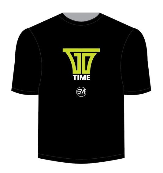 Go Time Is Now - Black T Shirt