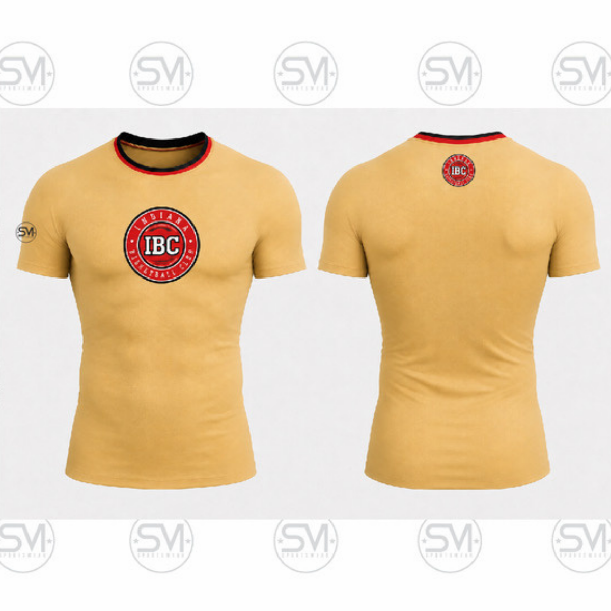 Indiana Basketball Club Compression Shirt - Tan