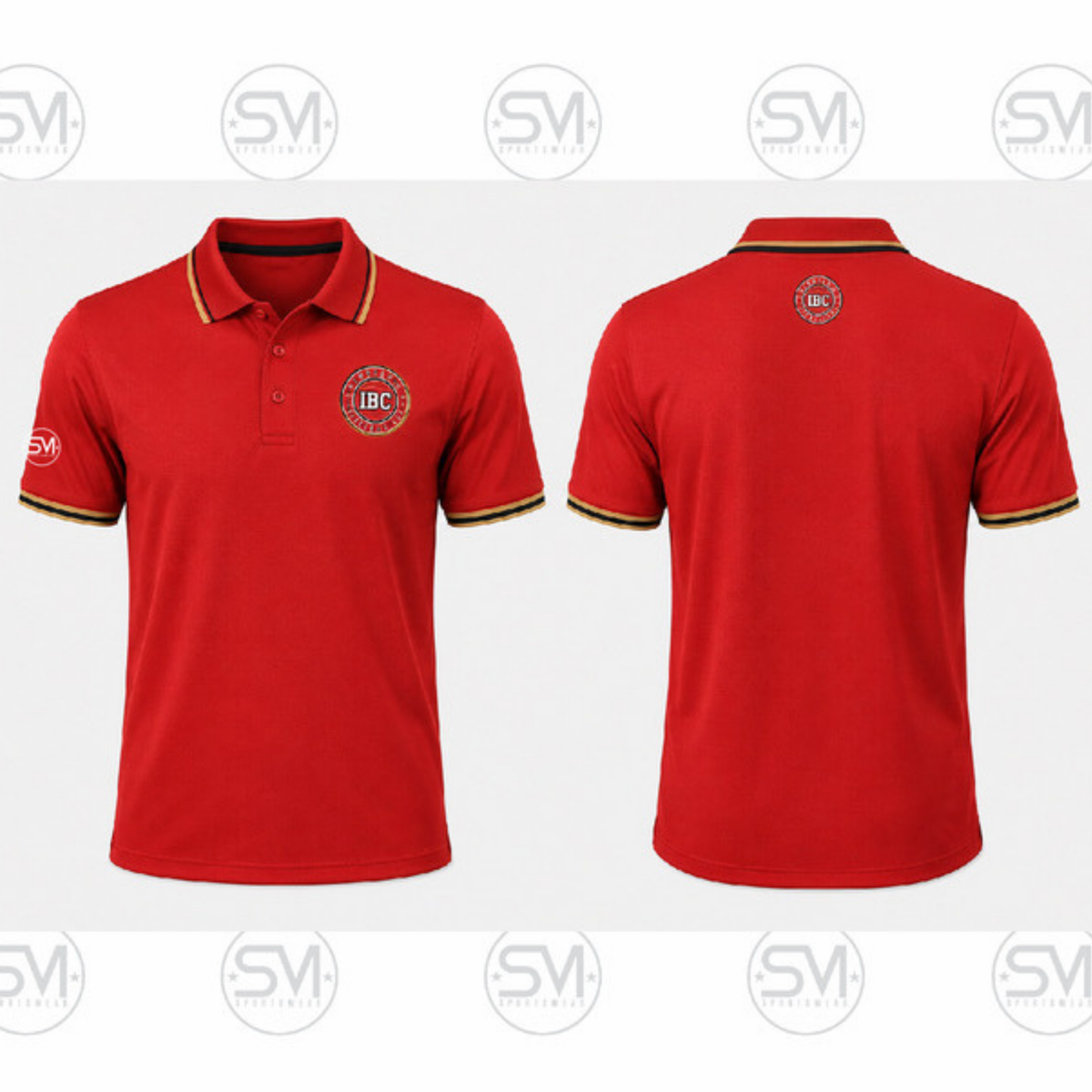 Indiana Basketball Club Polo - Red