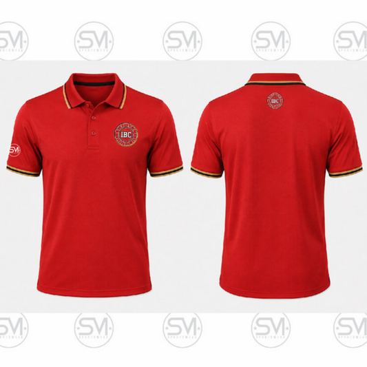 Indiana Basketball Club Polo - Red