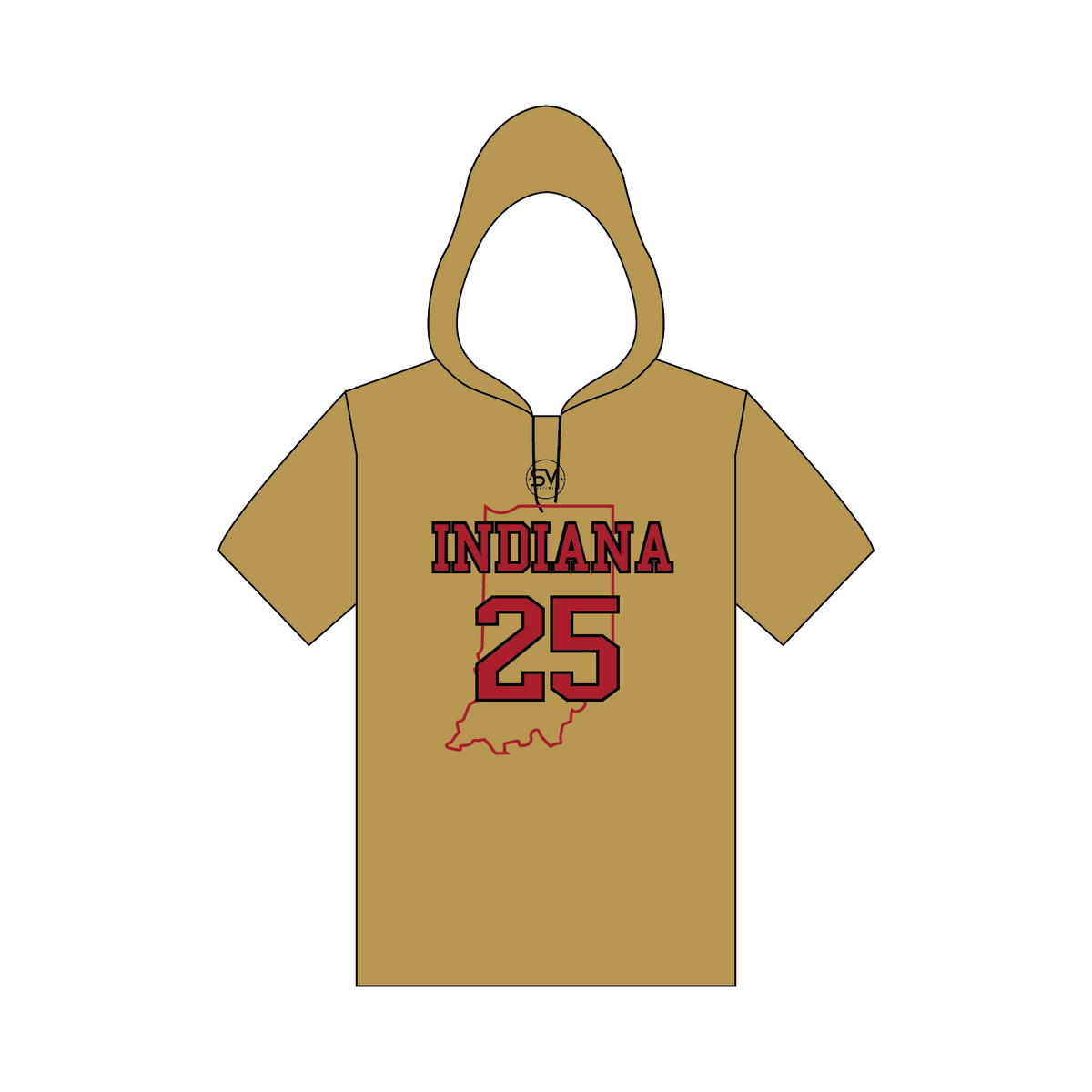 Indiana Basketball Club - Shooting Shirt with Hood