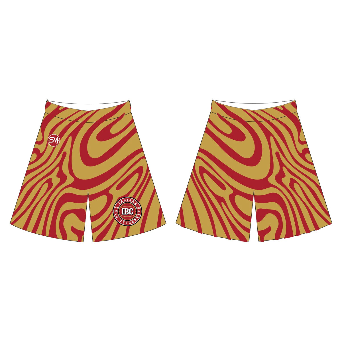 Indiana Basketball Club - Mesh Swirl Shorts