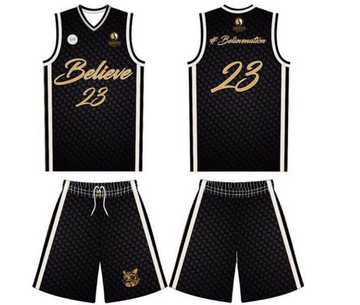 One Sided Basketball Uniforms