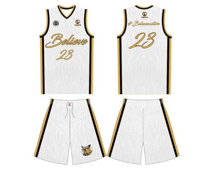 One Sided Basketball Uniforms
