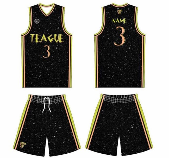 One Sided Basketball Uniforms