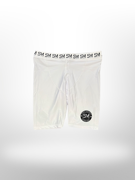 SVI Compression Shorts - White